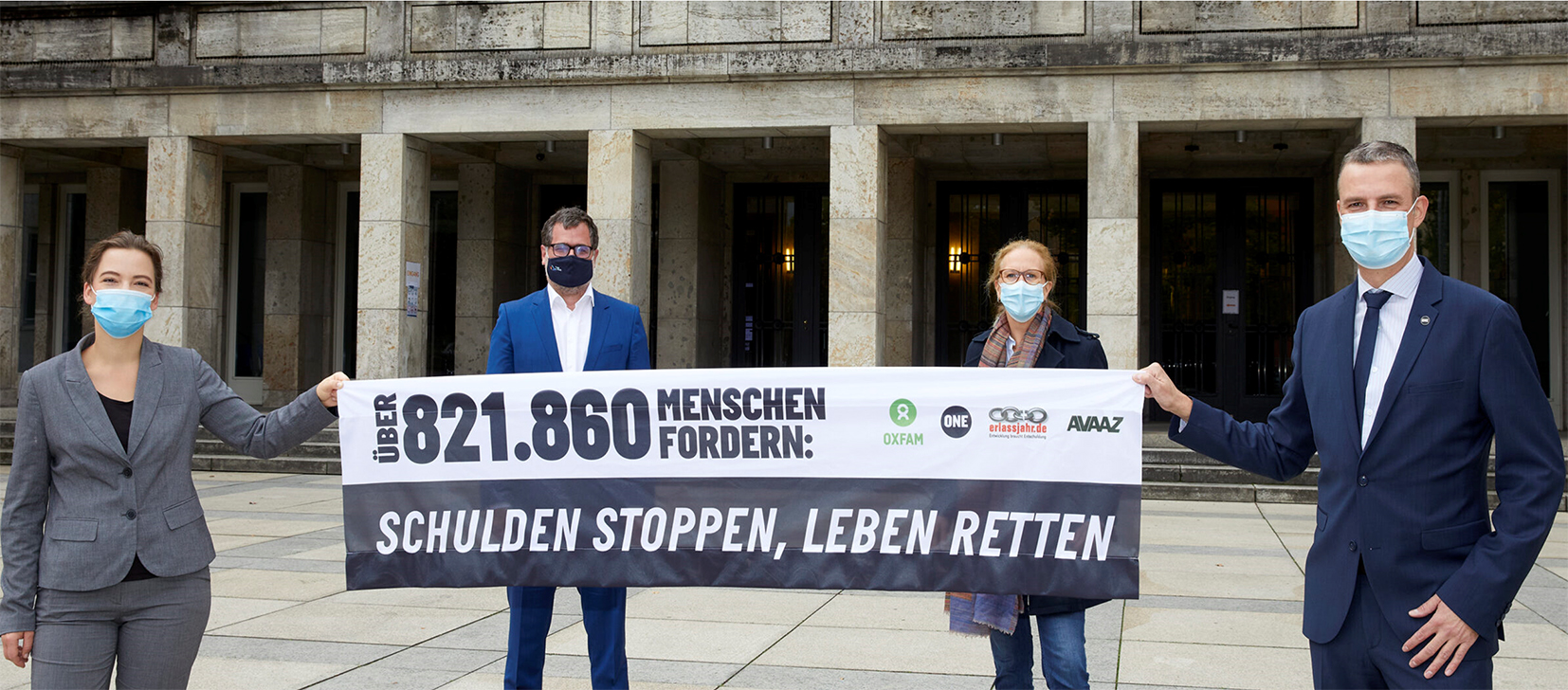 NGO-Bündnis fordert Schuldenstopp für ärmste Länder - Schauspieler Jan Josef Liefers appelliert direkt an Olaf Scholz
