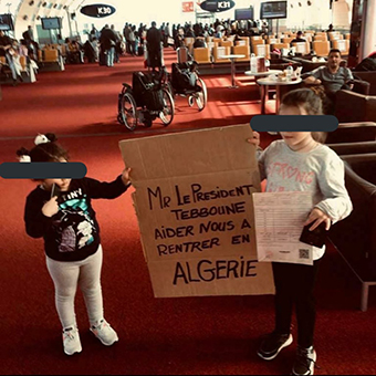 28 Algerier hängen seit 22 Tagen in einem Terminal des Pariser Flughafens Charles-de-Gaulle fest