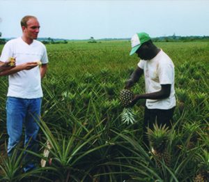 DAAD-Unikooperation Tansania / Mauritius: Wie aus Ananasblättern ein nachhaltiger Werkstoff wird