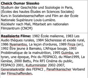 FESPACO 2023 / Cheick Oumar Sissoko, malischer Filmemacher: "Man muss Filme machen, um die Schönheit des Kontinents zu zeigen"