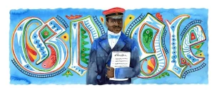 Das heutige google-Doodle würdigt den Kameruner Martin Dibobe