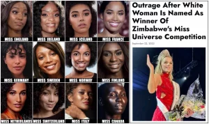 Lesetipp Freilich-Magazin: Weiße gewinnt Wahl zur Miss Universe Simbabwe und löst hitzige Debatte aus