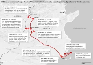Tunesien: Afrikanische Migranten auf See abgefangen und nach Algerien in die Wüste verfrachtet