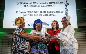 Verleihung des Deutschen Afrika-Preises 2023 an Friedensfrauenkollektiv aus Kamerun