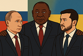 Wie einer der mächtigsten Präsidenten Afrikas den großen Bruder für Russland und die Ukraine spielt