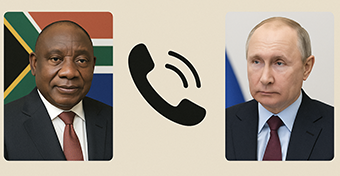 Südafrikas Präsident Ramaphosa spricht mit Putin über bilaterale Agenda Russland–Südafrika und Friedensprozess in der Ukraine