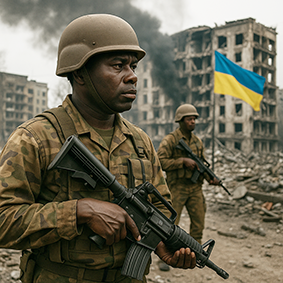 Afrikanische Friedenstruppen in der Ukraine?