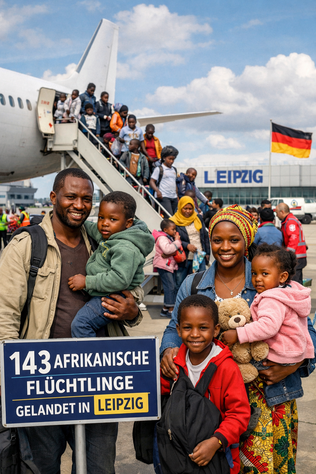 Resettlement: Humanität eingeklagt – 143 Flüchtlinge landen in Leipzig