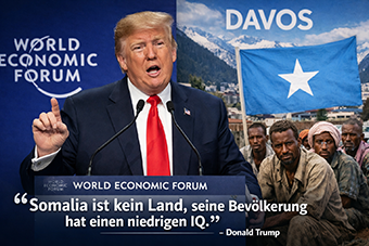 Lesetipp/Agenzia Nova/mit Video: Trump in Davos: „Somalia ist kein Land, seine Bevölkerung hat einen niedrigen IQ“  