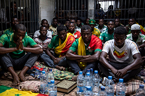 Hungerstreik in Marokko: 18 senegalesische Fans prangern eine schweigende Justiz an