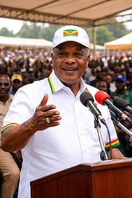 Kongo-Brazzaville: Denis Sassou-Nguesso kündigt seine Kandidatur für die Präsidentschaftswahl an