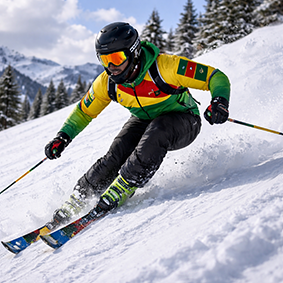 Afrika, seit 1960 bei den Olympischen Winterspielen vertreten