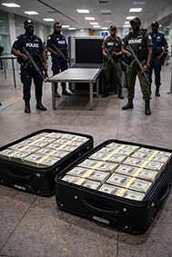 DR Kongo: Zwei Millionen Dollar in bar am Flughafen N’djili beschlagnahmt