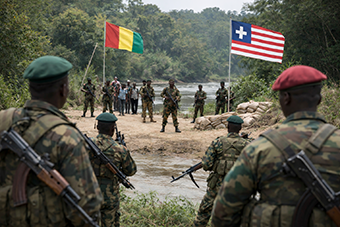 Warnschüsse an der Grenze zwischen Guinea und Liberia