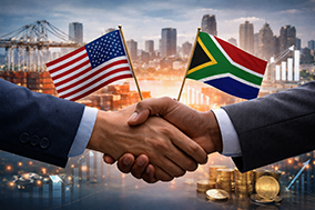 USA umwerben Südafrika mit dem Versprechen von 1.000 amerikanischen Unternehmen, die Arbeitsplätze, Investitionen und stärkere Handelsbeziehungen bringen
